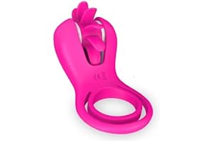Tongue Licking Clitoris Ring Magical Couples'Vibrating Penis Ring Tongue Licking Nipple Stimulation