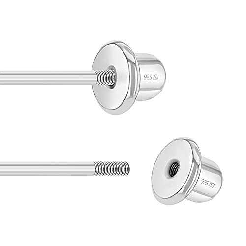 925 Sterling Silver Pink Enamel Butterfly Screw Back Earrings for Little Girls - Lovely Butterfly Screw Backs for Infants to Toddlers - Small Fashionable Butterflies Stud for Pretty Young Girls4