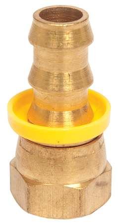 Hose Fitting, 1/4 in. ID, 5/8-18, (F) SAE