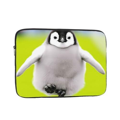 Chubby Penguin Laptop Sleeve Case 17 Inch Suitable for Notebook Computer Tablet Traveling Carrying Simple Case