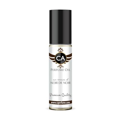 CA Perfume Impression of Noir De Noir Unisex Eau De Parfum Chypre Scent Long Lasting Unisex Fragrance Travel Size TSA Ready for Day and Night Wear 0.33 Fl Oz 10ml