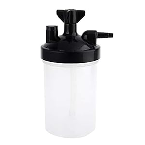 BIlinli HIGH FLOW Oxygen Bubbler Bottle – Humidity Humidifier Water Bottle for Oxygen