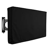 Utilisation multiple : la housse TV étanche s'adapte à la plupart des supports TV universels entièrement mobiles, supports muraux inclinables, supports de plafond TV, supports TV et écrans, bien compatible et a une large application