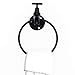 Funly mee Rustic Water Spigot Towel Ring, Industrial Faucet Wall Mounted Hand Towel Rack for Bathroom&Kitchen