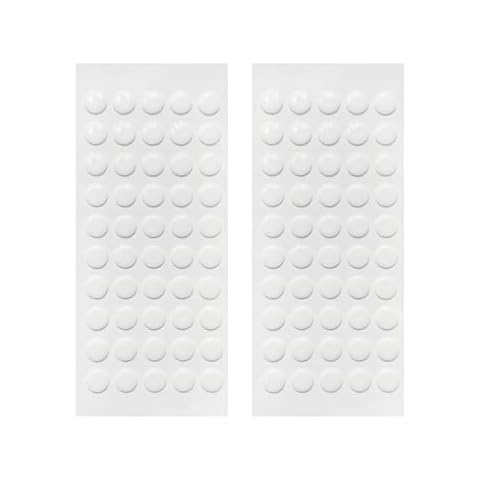 KING MOUNTAIN 100Pcs Clear Adhesive Dots Cover