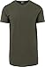 Produktbild Urban Classics Herren Shaped Long Tee T Shirt, Olive, XXL EU