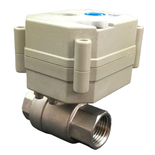 Válvula de bola motorizada DN15 inoxidable con control manual CR301 DC24V 2