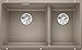 Produktbild BLANCO SUBLINE 430/270-U | Granitspüle aus SILGRANIT tartufo | Einbauart: Unterbau | Hauptbecken links | für 80 cm breite Unterschränke | Ein Ausschnitt und nur einmal montiert | [75,5x46x21,2 cm]