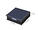 Square Desk Organizer - 4.7x4.7inch Leather Memo Box and Card Holder - Stylish Stand Organizer for Office, Home, and School Desk