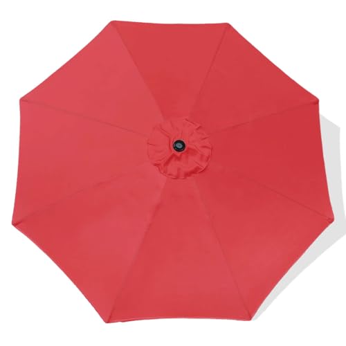 ontheway 11FT Patio Umbrella Enhanced Replacement Canopy Market Table 8 Ribs Umbrella Canopy (Red, 11FT) by ontheway - Used condition - US$28.33