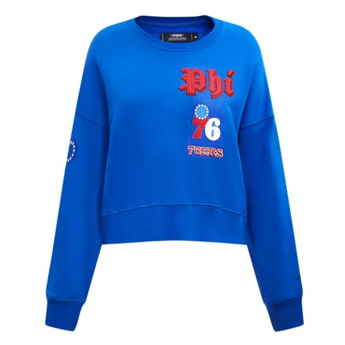 Sudadera NBA para mujer con cuello redondo que ofrece suavidad y ajuste XS