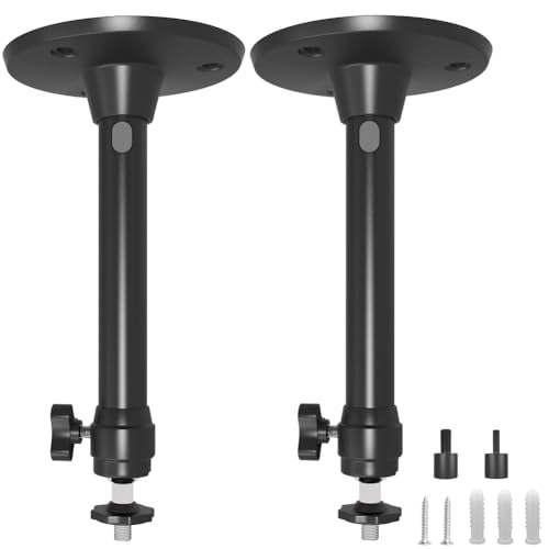 Soporte de techo mini proyector b175 de 175mm universal negro pack de 2