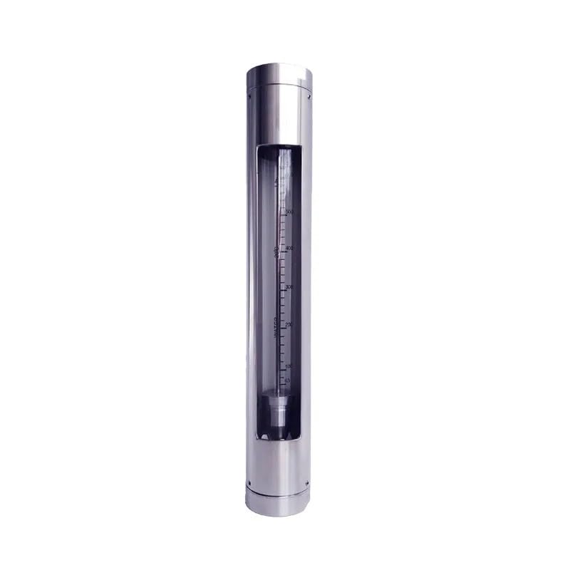 NURII Water Glass Rotameter Liquid O3, Stainless Steel Flowmeter, LZB-VA 30S DN25mm Series(100-1000LPH -Liquid)