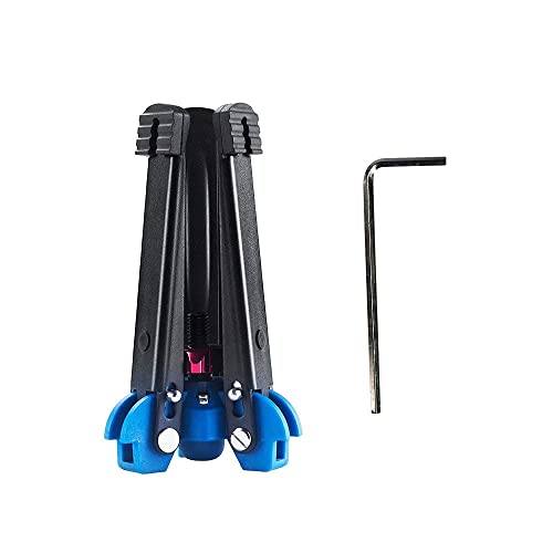 Image of MVPRO Portable Universal Mini Three Feet Support Tripod Stand Base Monopod Stand for Monopod Ball Head with 3 /8 inch Screw to 1 /4 inch Stud Converter