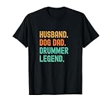 Photo Gallery drummer dad legend funny husband dog maglietta Photo Gallery drummer dad legend funny husband dog maglietta