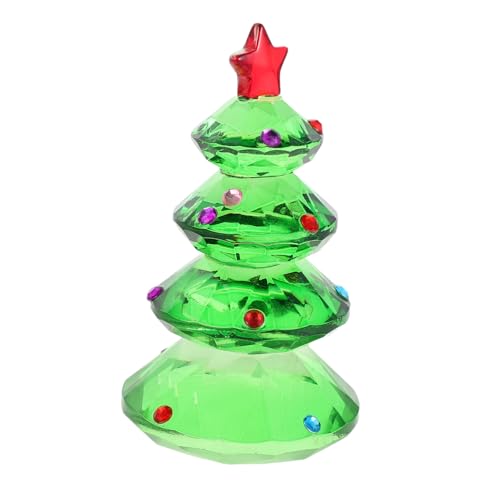 Arbre de Noël miniature en cristal, cadeau de vacances et fête de fin d'année