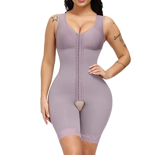SPARSHINE Fajas Colombianas Fajas Reductoras Plus Size Shapewear Bodysuit for Women Faja Postparto Slimming Postpartum Girdle Full Body Shaper for Women Tummy Control Shapewear