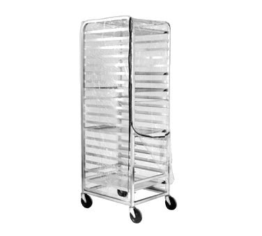 Channel ELC-65 Accessories, Bun Pan Rack Cover, Heavy-Duty Clear Plastic, 10 Mil, Fits 63" - 65" High Bun Pan Racks, Durable Replacement Cover for