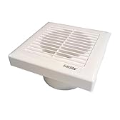 A2ZWORLD Ventola di Aspirazione Efficiente 19W 240m3/h 34dB, 180X180mm, Foro 120mm, Profondità 100mm, Aspiratore da Muro per Bagno, Cucina, 230V 50Hz