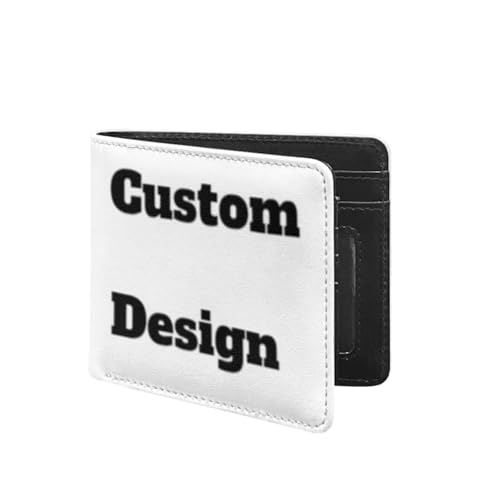 Image of Coldinair Custom Wallet for Teen Boys Personalized Kids Boys Bifold Wallet Purse Leather Credit Card Cash Id Holder Cool Slim Bifold Small Coin Purses