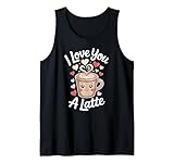 Photo Gallery i love you a latte san valentino kawaii coffee pun canotta Photo Gallery i love you a latte san valentino kawaii coffee pun canotta