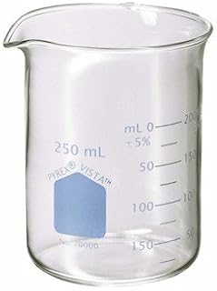 Pyrex Vista 70000-600 Griffin Style Beakers, 600 mL 6/pk