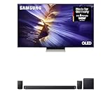 Samsung OLED 4K TV S90F 77 Zoll (195 cm) UHD AI Fernseher mit OLED HDR HW-Q995GF Q-Serie 11.1.4-Kanal-Soundbar mit kabellosem 8"-Dual-Subwoofer & 4.0.2-Kanal-Rücklautsprecher, Dolby Atmos
