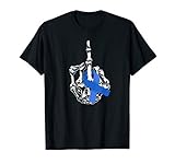 Fuck Colon Cancer Middle Finger Ribbon Colon Cancer T-Shirt