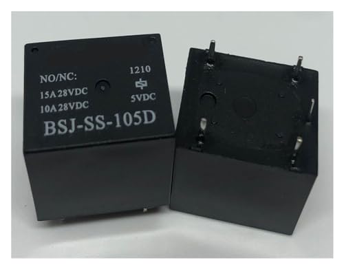 Relé de 5 pines 12V BSJ-SS-112D con conmutación eficiente de 15A para automoción