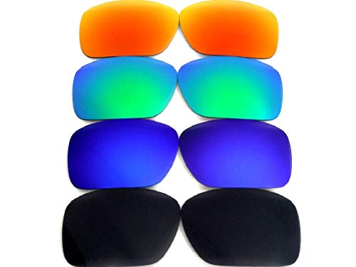 Verres de rechange Oakley Catalyst polarisés noir de la marque Galaxy