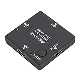 Conmutador HDMI, Conmutador HDMI de 3 Puertos para Xbox PS5 HD TV Reproductor de DVD Proyector Receptor AV