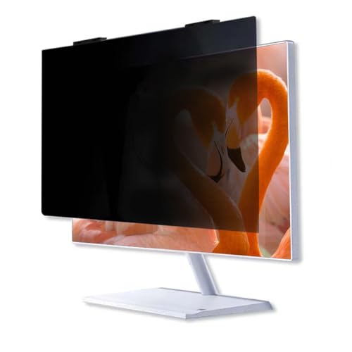 Pantalla de privacidad antiespía y antiarañazos magnética para monitor 16:9 de 24in