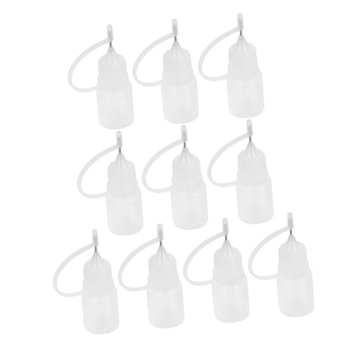 BUGUUYO 10er-Set Nadelflaschen Präzisions-Quetschflaschen