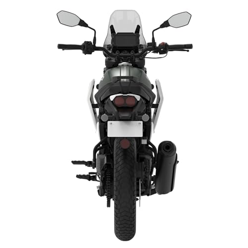Image of YEZDI Adventure Disc Bike Glacier White Spoke Wheels Booking for Ex-Showroom Price