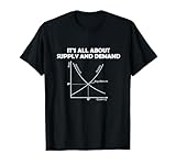 Math Economics Supply and Demand T Shirt Gift School T-Shirt