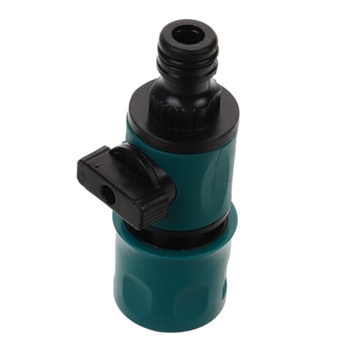 GANAZONO Conector Rápido para Manguera de Jardín con Válvula Sentido Adaptador de Grifo Resistente y Acople Fácil para Limpieza y Riego