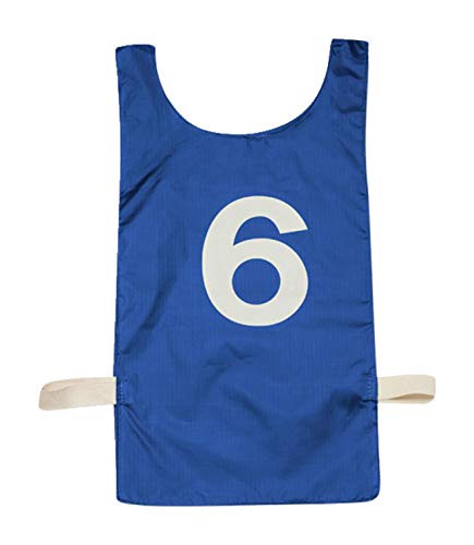 Sportime Numbered Pinnies - Full Size - Set of 12 - Blue