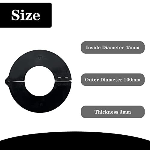 Image of 8 Pack 45MM Excavator Bucket Pin Shim Kit Detachable for Excavator and Skid Steer Fit for Cat Bobcat Kubota Komatsu Takeuchi, 3mm Thickness