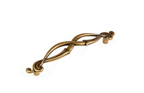  Maniglia in zama per mobili d\'arredamento in stile classico linea decor serie 634 antica Firenze