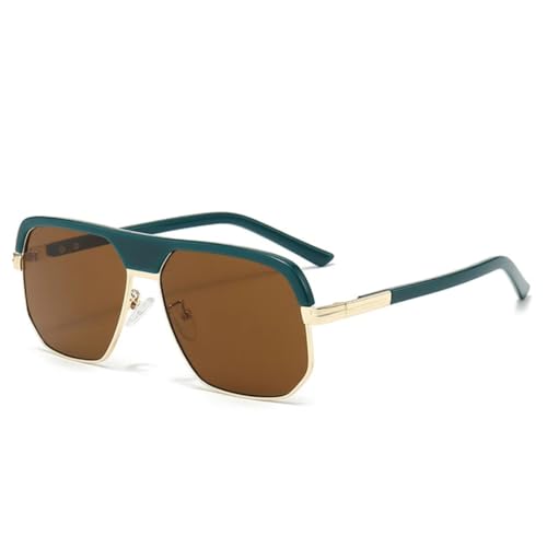 Lunettes de soleil rétro homme femme léopard vintage verres UV400