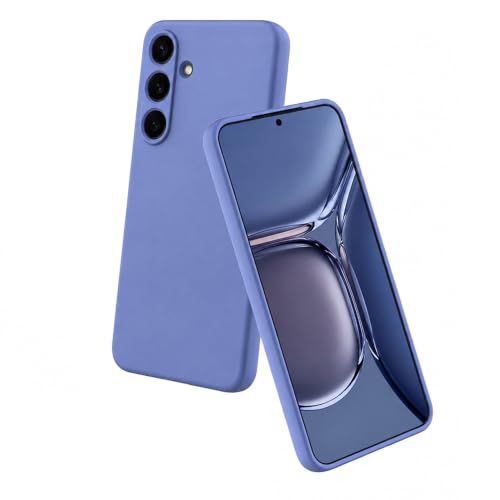 Image of Back Cover for Samsung Galaxy S25 5G | Full Camera Protection | Premium Liquid Silicon Case | Flexible Bumper Case for Samsung Galaxy S25 5G (Blue)