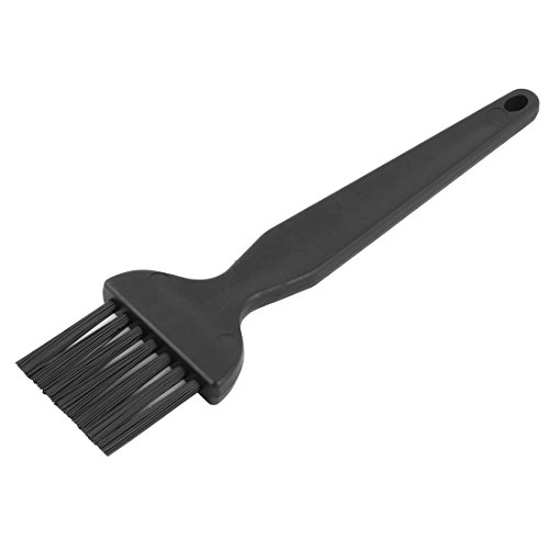 Aexit 3.3cm Plastic Cleaning Brushes Computer Vents Flat Handle Anti Static ESD Cleaning debris Antistatic Brushes Brush Black
