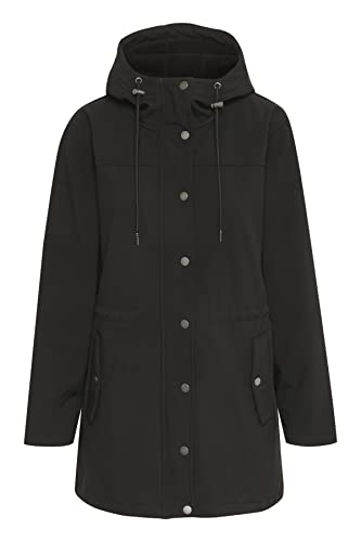 KAFFE Jacke Katalina Damen Jacke mit Kapuze Parka Langarm Damenparka...