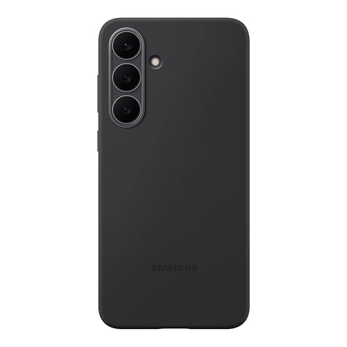 Image of SAMSUNG Galaxy S25 FE Silicone Phone Case, Protective, Functional, Comfortable, Colorful, Easy to Hold, US Version, Black