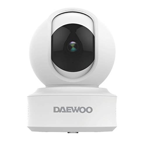 DAEWOO Binnencamera IP501, Full HD 1080P, twee-weg audiosysteem, gemotoriseerd, bewegingsdetectie, nachtzicht, wit