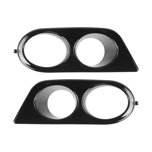 HMXZHAIOP Fog Light Guard 2 Piece Set Front Bumper Fog Light Guard Double Hole Car Accessories Compatible with E46 M3 2001-2006