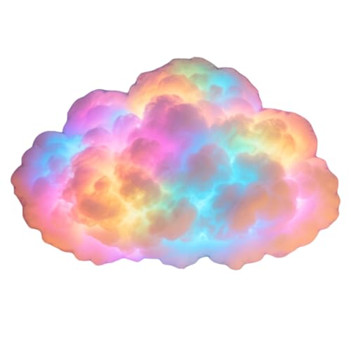 DIY 3D Thunder Cloud Lamp Voice Activated Multicolor Lightning Changing