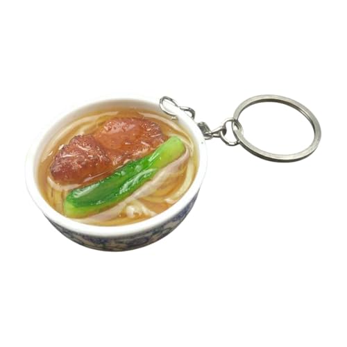 AERNJTSWTTY New 2026 Creative Simulation Fish Noodle Food Key Chain