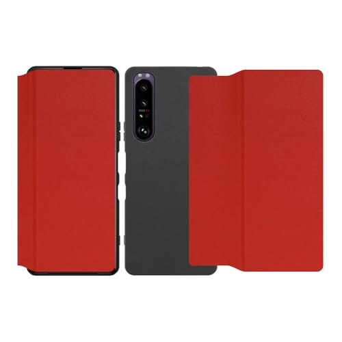 LOOF SLIM-FIT Xperia 1 III P[X Jo[ 蒠^ {v U[ X}zP[X J[h[ Xgbvz[ Vv ϏՌ ^ y leather[XJ[bg]