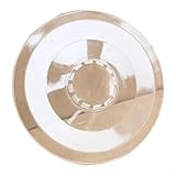 Honseadek Copertura in plastica per ruota libera per bicicletta, protezione per raggi del volano, compatibile con bici da strada e montagna, per cassetta deragliatore, scudo catena 138 mm (trasparente